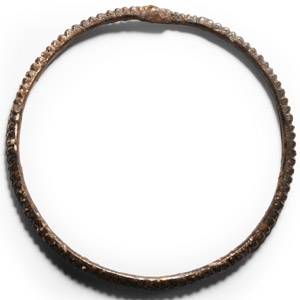 Western Asiatic Bronze Ribbed Bracelet