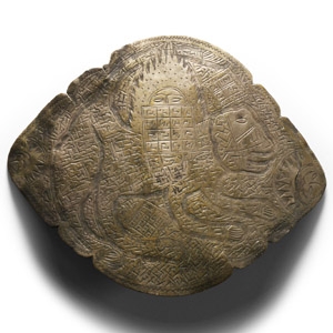 Western Asiatic Epigraphic Animal Plaque