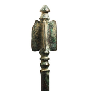 Luristan Bronze Pin with Fins