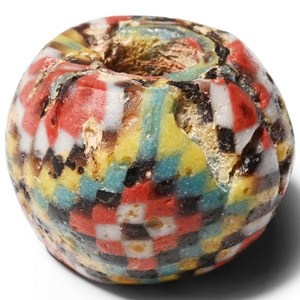 Roman Mosaic Glass Bead