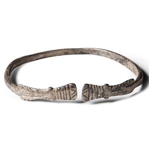 Roman Decorated Silver Bracelet