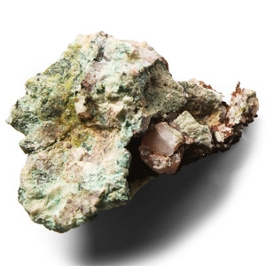 Natural History - Historic Native Copper Mineral Specimen with Crystal Formation