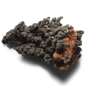 Natural History - Historic Vanadianite with Psilomelane Crystal Specimen