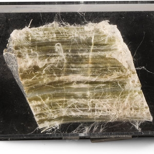 Natural History - Historic Asbestos Mineral Specimen