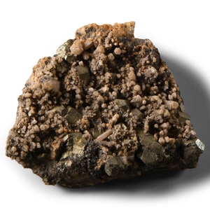 Natural History - Historic Pyrite with Galena Crystal Formation