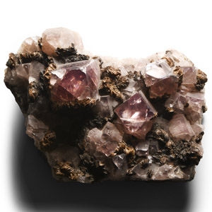 Natural History - Historic British Purple Fluorite Crystal Specimen