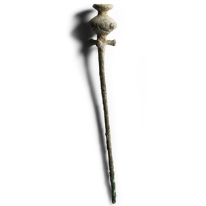 Luristan Poppy-Headed Cloak Pin