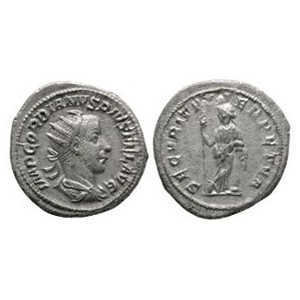 Ancient Roman Imperial Coins - Gordian III - Securitas AR Antoninianus
