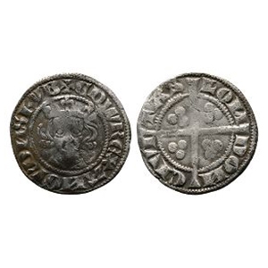 English Medieval Coins - Edward I - London - AR Penny