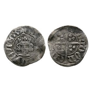English Medieval Coins - Richard II - London - AR Halfpenny