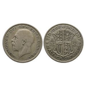 English Milled Coins - George V - 1930 - Halfcrown