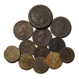 English Milled Coins - Early AE Milled Coin Group [12]