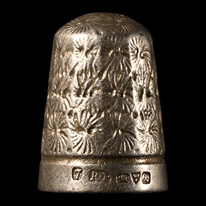 Post Medieval Silver Chester Thimble