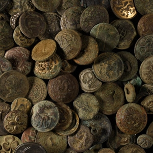 Post Medieval Bronze Livery Button Collection