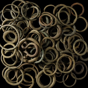 Medieval and Later Bronze Harness Ring Collection