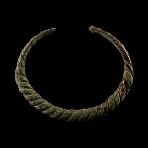 Viking Age Twisted Bronze Bracelet