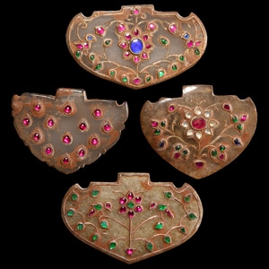 Stone Pendant Group with Rubies