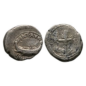 Ancient Roman Imperatorial Coins - Mark Antony - Legion X Denarius