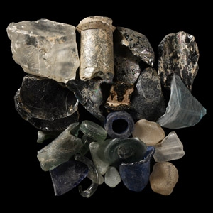 Tudor and Later Glass Fragment Collection
