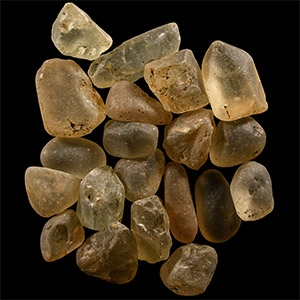 Natural History - Yellow Topaz Mineral Specimen Group [20]