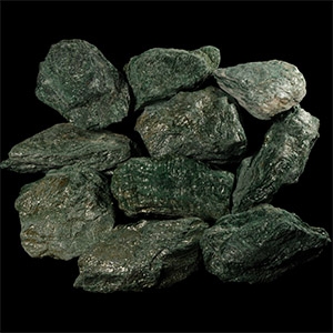 Natural History - Large Green Fuchsite Mineral Specimen Group [10]