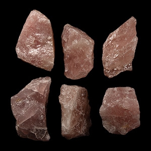 Natural History - Large Rose Quartz Crystal Specimen Group [6]