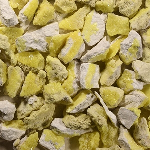 Natural History - Box of Yellow Sulphur Specimens [73]