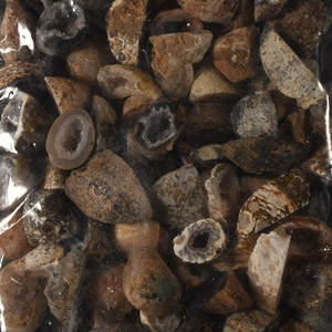 Natural History - Mini Agate Crystal Geode Cut Half Group [100]