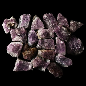 Natural History - Medium Amethyst Crystal Geode Section Group [20]