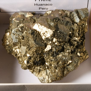 Natural History - Boxed Pyrite Fools Gold Crystal Paper Weight