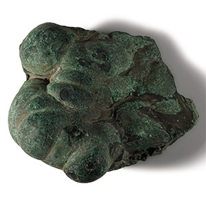 Natural History - Massive Malachite Boulder Section