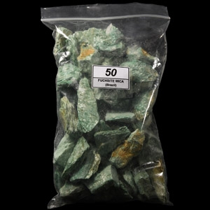 Natural History - Fuchsite Mica Mineral Specimen Group [50]