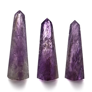 Natural History - Boxed Polished Amethyst Crystal Obelisk Group [3]