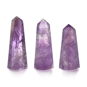 Natural History - Boxed Polished Amethyst Crystal Obelisk Group [3]