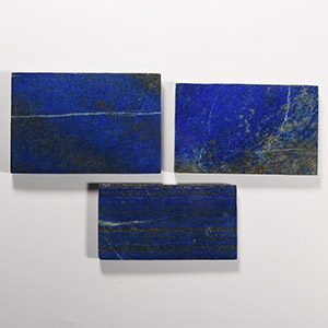 Natural History - Cut and Polished Lapis Lazuli Tile Group [3]
