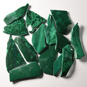 Natural History - Polished Malachite Sheet Collection [14]