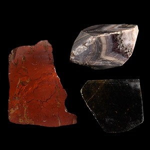 Natural History - Tigers Eye, Red Jasper and Agate Polished Block Group [3]