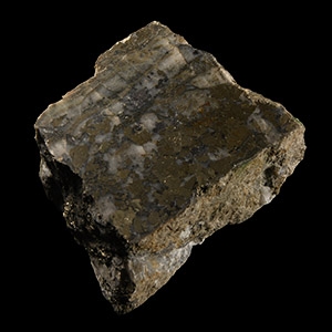 Natural History - Cut and Polished Pyrite Crystal Block