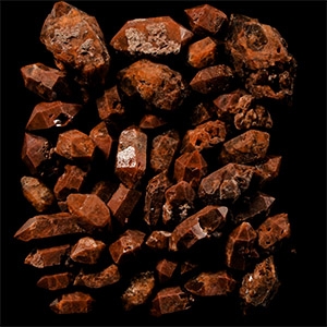 Natural History - Hematoid Quartz Crystal Specimen Group [50]