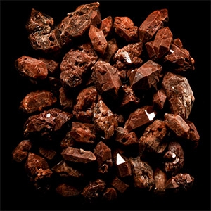 Natural History - Hematoid Quartz Crystal Specimen Group [50]