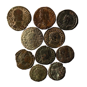 Ancient Roman Imperial Coins - Mixed Constantinian AE Group [10]