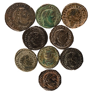 Ancient Roman Imperial Coins - Mixed Constantinian AE Group [10]