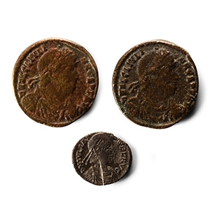 Ancient Roman Imperial Coins - Julian II - AE & AR Group [3]