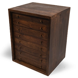 Pine Collectors Cabinet