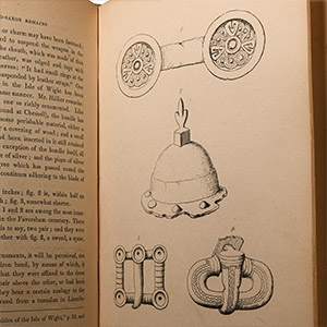 Archaeological Books - Roach Smith - Collectanea Antiqua, etchings and notices of ancient remains, illustrative of the habits, customs, and history of past ages. Volumes III-VI