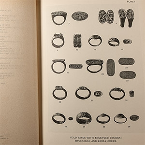 Archaeological Books - Catalogue of the Finger Rings- Greek, Etruscan and Roman-in the Departments of Antiquities British Museum