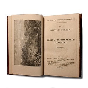 Archaeological Books - The British Museum: Elgin and Phigaleian Marbles, volume I & II