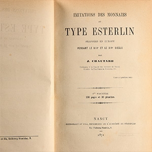 Numismatic Books - Imitations Des Monnaies Au Type Esterlin Frappées en Europe