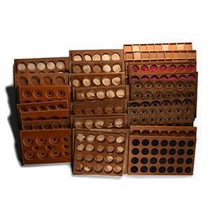 Mixed Wooden Coin Cabinet Tray Group