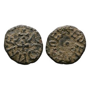 Anglo-Saxon Coins - Northumbria - Aethelred II/Monne - AE Styca
